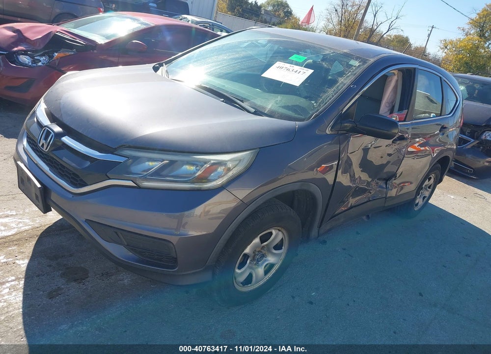 2015 HONDA CR-V LX VIN: 5J6RM4H32FL004733
