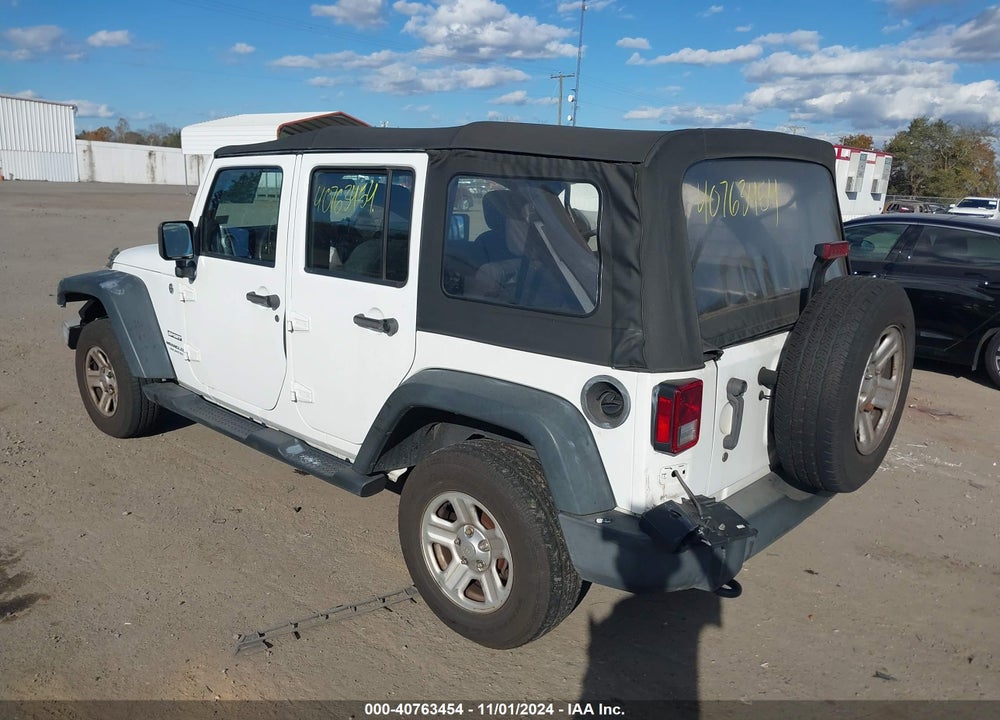 2014 JEEP WRANGLER UNLIMITED SPORT VIN: 1C4BJWDG7EL309695