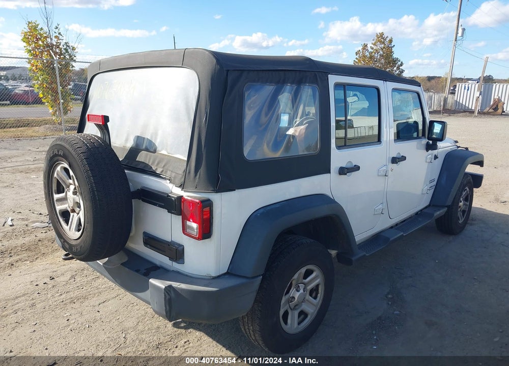 2014 JEEP WRANGLER UNLIMITED SPORT VIN: 1C4BJWDG7EL309695