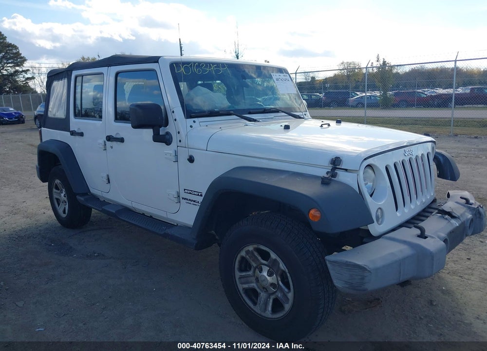 2014 JEEP WRANGLER UNLIMITED SPORT VIN: 1C4BJWDG7EL309695
