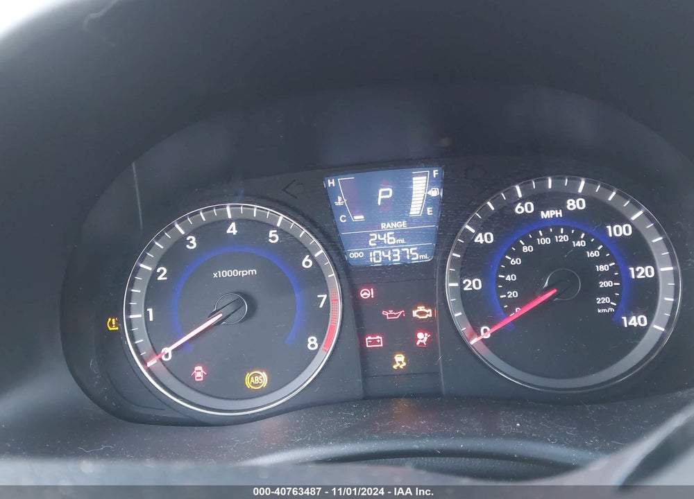2014 HYUNDAI ACCENT SE VIN: KMHCU5AE7EU158470