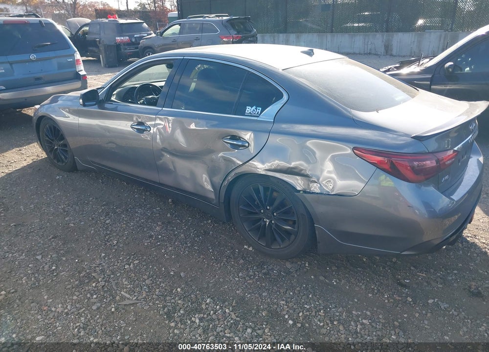 2021 INFINITI Q50 LUXE AWD VIN: JN1EV7BR6MM750922