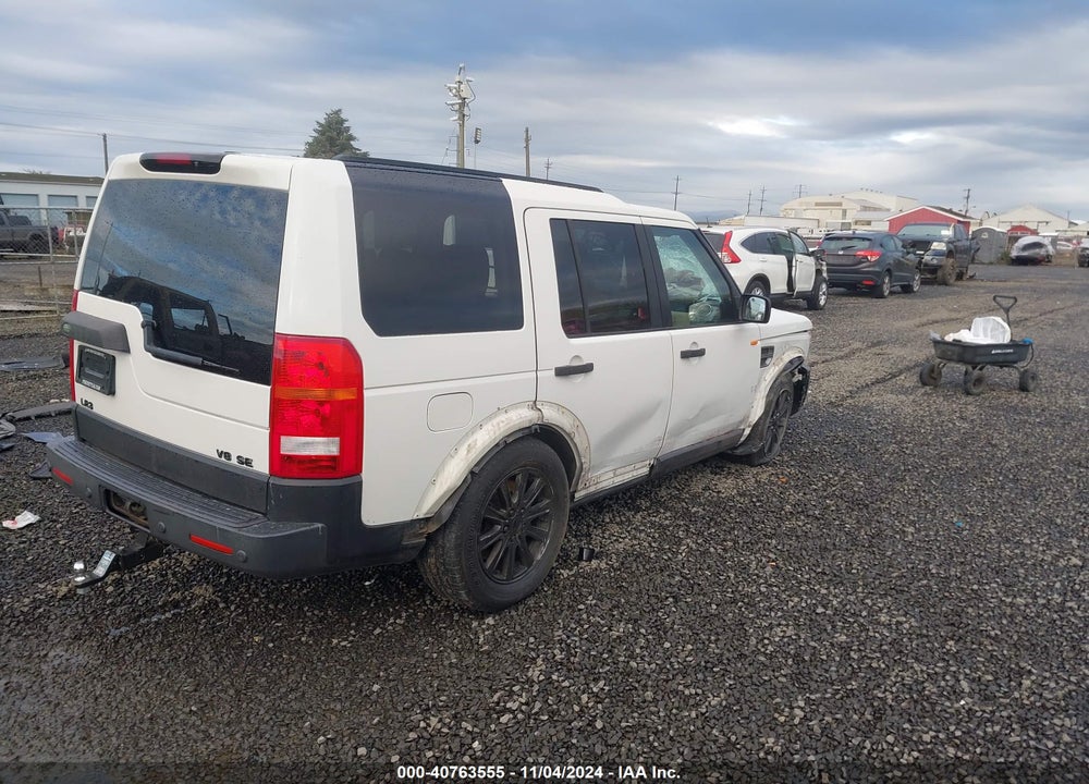 2008 LAND ROVER LR3 VIN: SALAE25408A447018