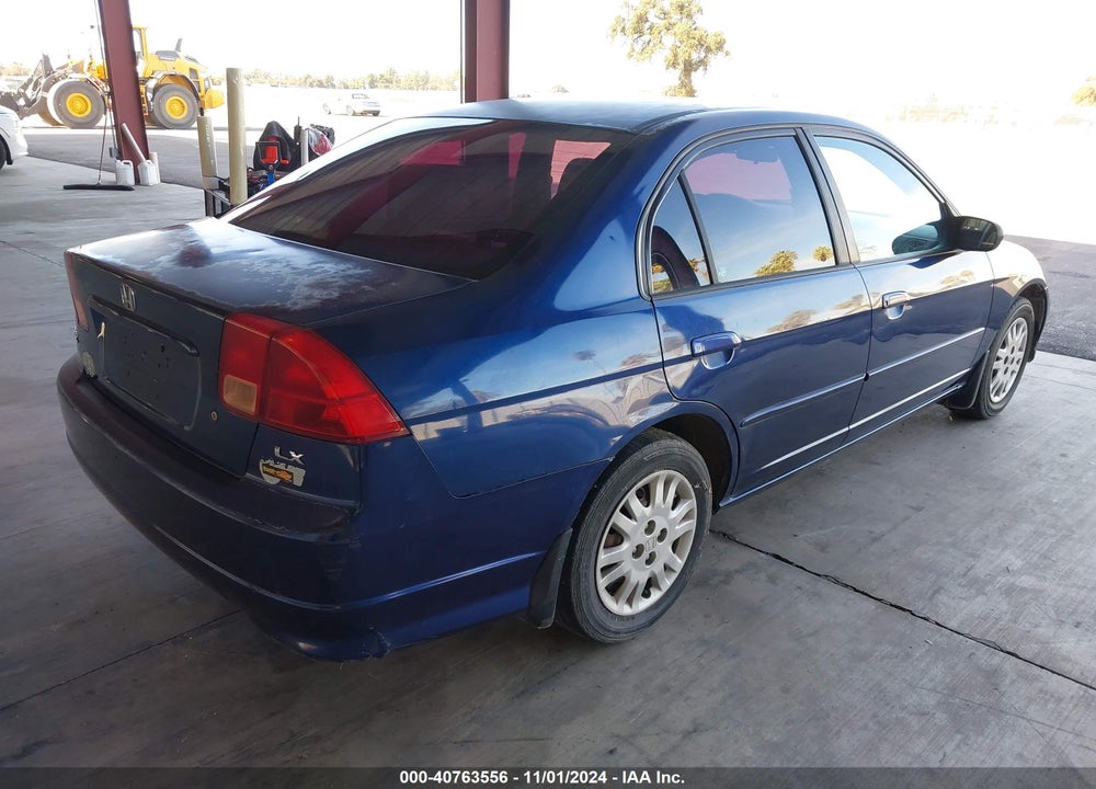 2004 HONDA CIVIC LX VIN: 2HGES16574H635499