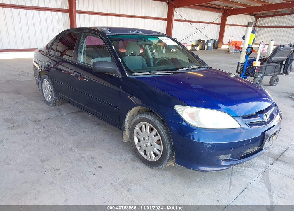2004 HONDA CIVIC LX VIN: 2HGES16574H635499
