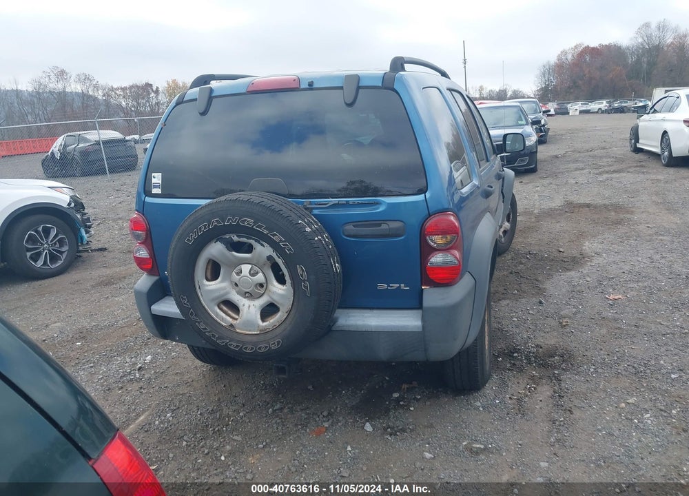 2006 JEEP LIBERTY SPORT VIN: 1J4GL48K56W192244