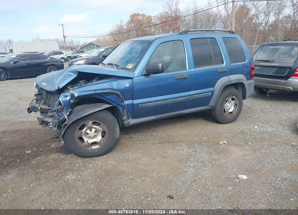 2006 JEEP LIBERTY SPORT VIN: 1J4GL48K56W192244