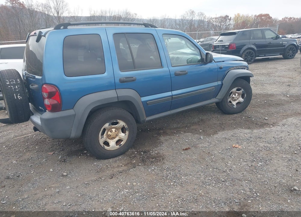 2006 JEEP LIBERTY SPORT VIN: 1J4GL48K56W192244