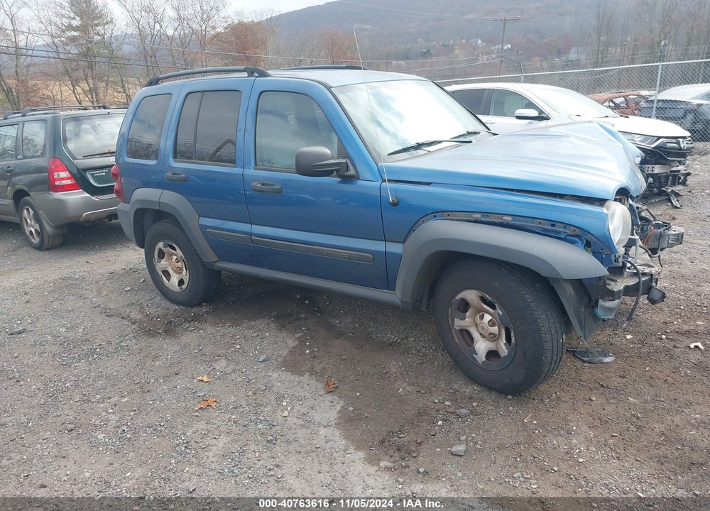 2006 JEEP LIBERTY SPORT VIN: 1J4GL48K56W192244