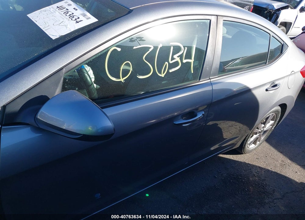 2018 HYUNDAI ELANTRA VALUE EDITION VIN: KMHD84LF6JU556532