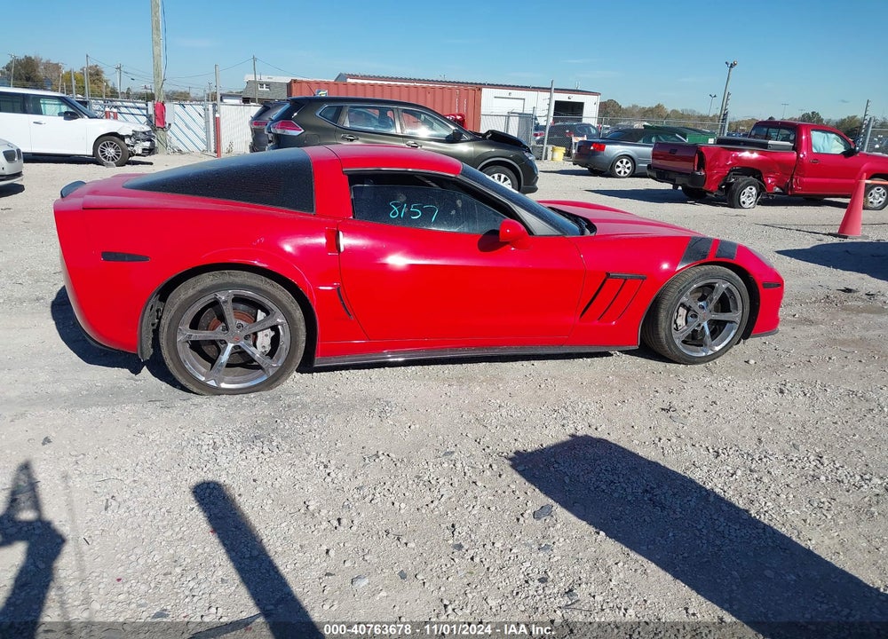 2012 CHEVROLET CORVETTE GRAND SPORT VIN: 1G1YW2DW1C5107229