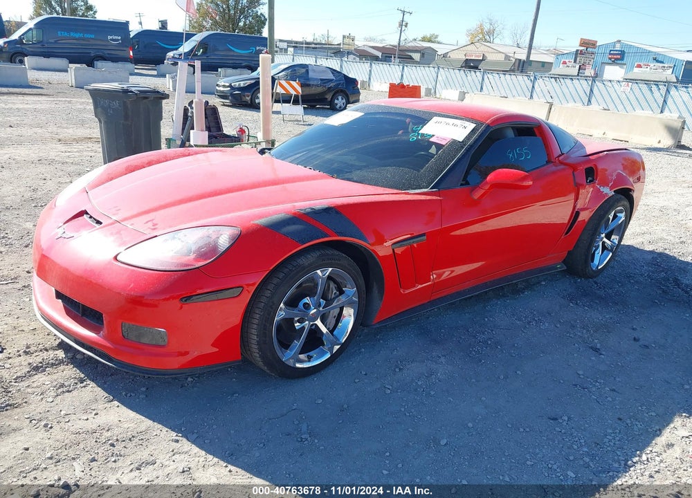 2012 CHEVROLET CORVETTE GRAND SPORT VIN: 1G1YW2DW1C5107229