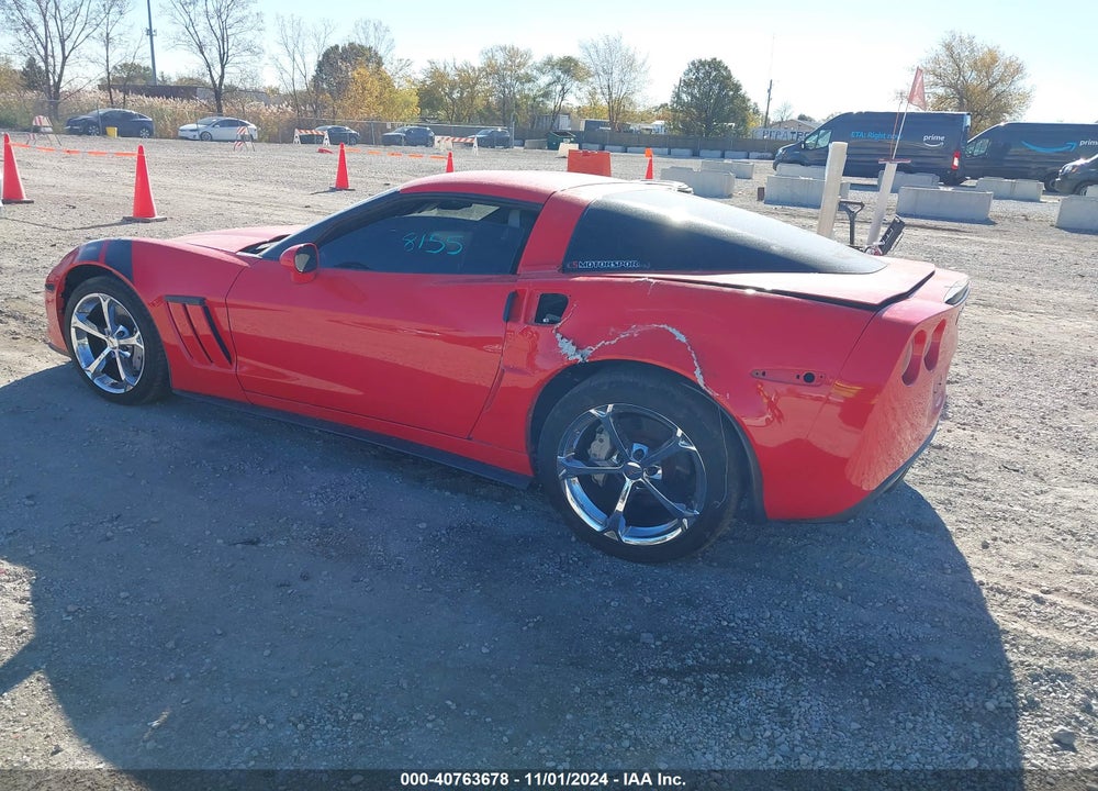 2012 CHEVROLET CORVETTE GRAND SPORT VIN: 1G1YW2DW1C5107229