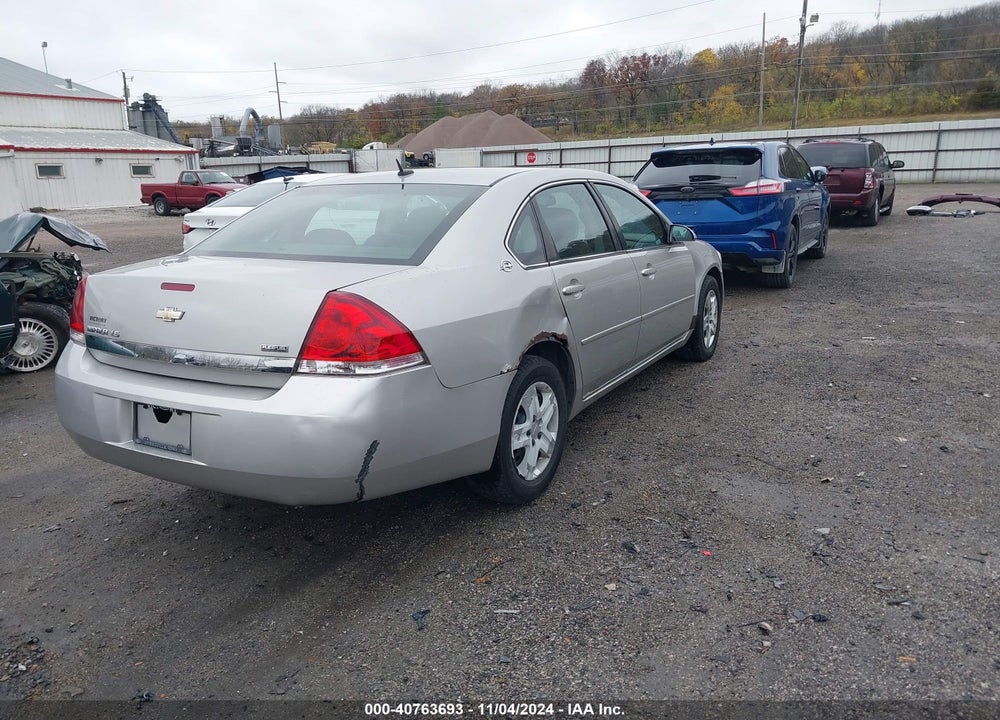 2007 CHEVROLET IMPALA LS VIN: 2G1WB58K179231988
