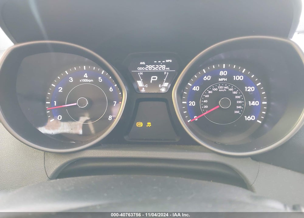 2013 HYUNDAI ELANTRA GLS VIN: 5NPDH4AE8DH391077