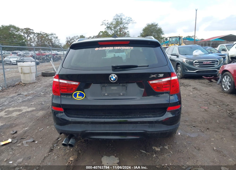 2016 BMW X3 XDRIVE28I VIN: 5UXWX9C58G0D66317