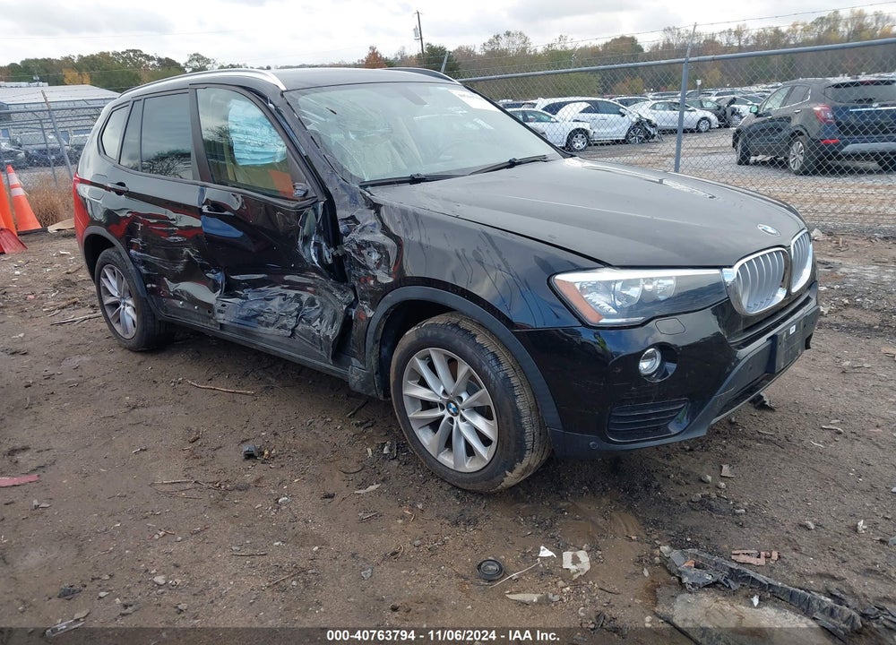 2016 BMW X3 XDRIVE28I VIN: 5UXWX9C58G0D66317
