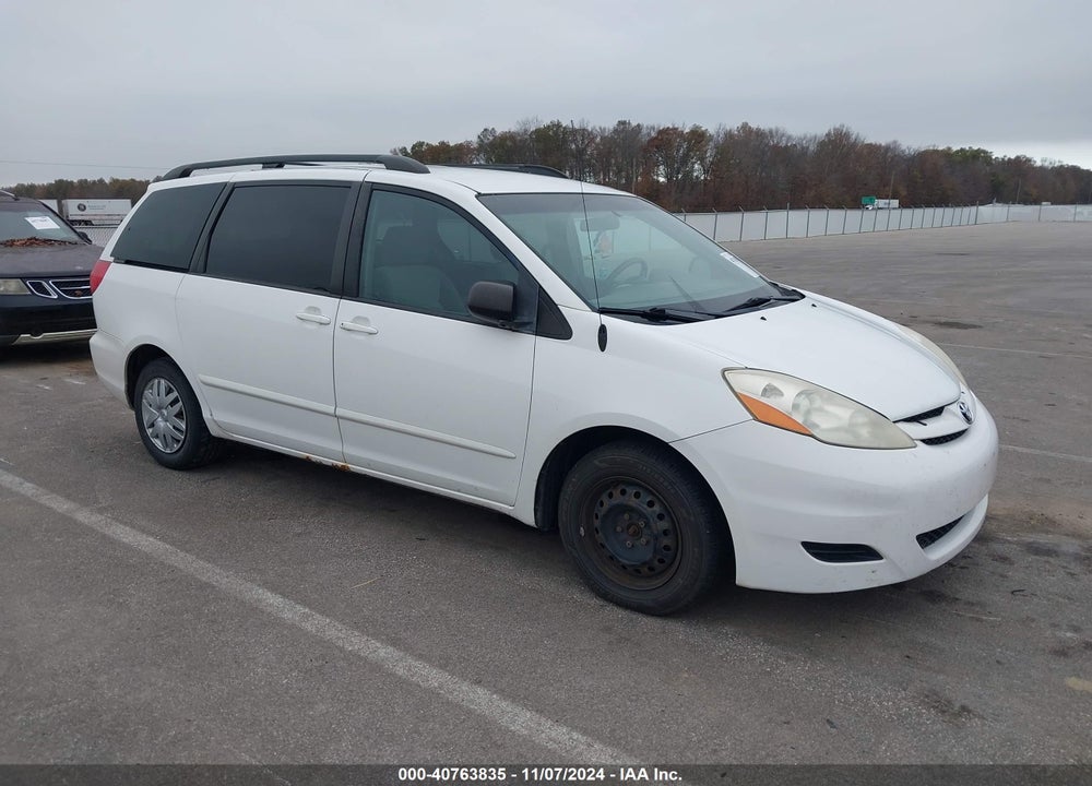 2007 TOYOTA SIENNA LE VIN: 5TDZK23C37S020320
