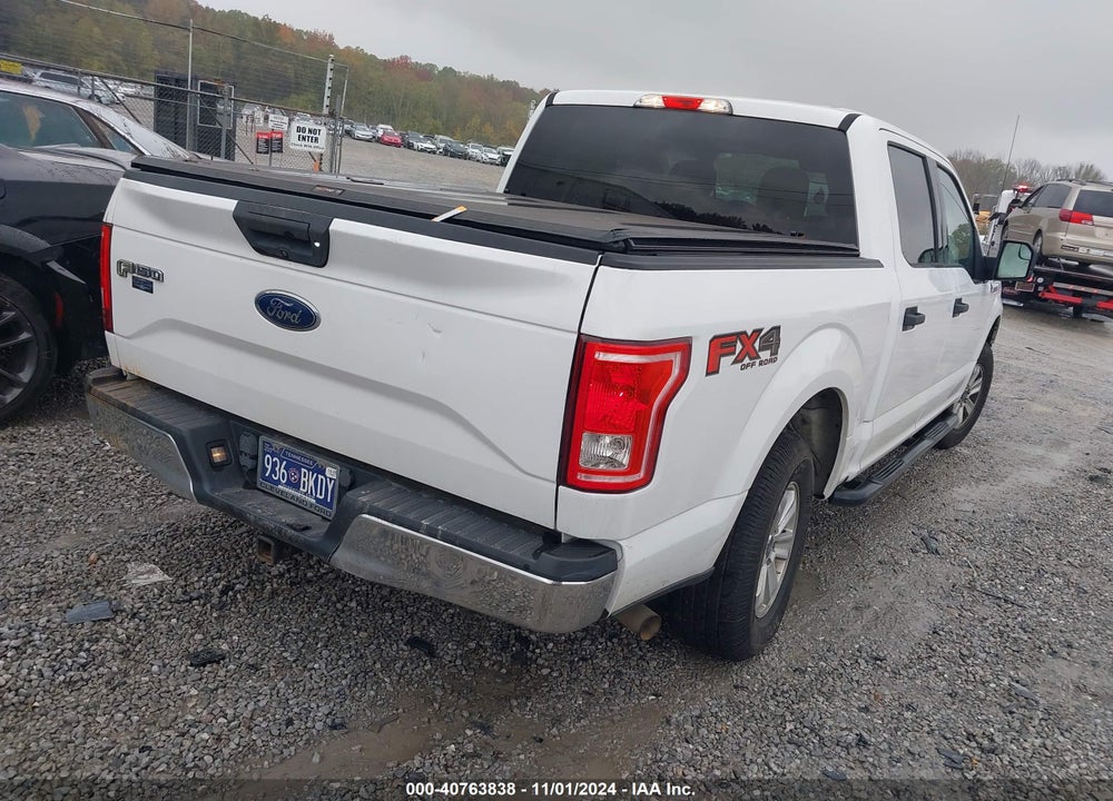 2017 FORD F-150 XLT VIN: 1FTEW1EF9HFB49121