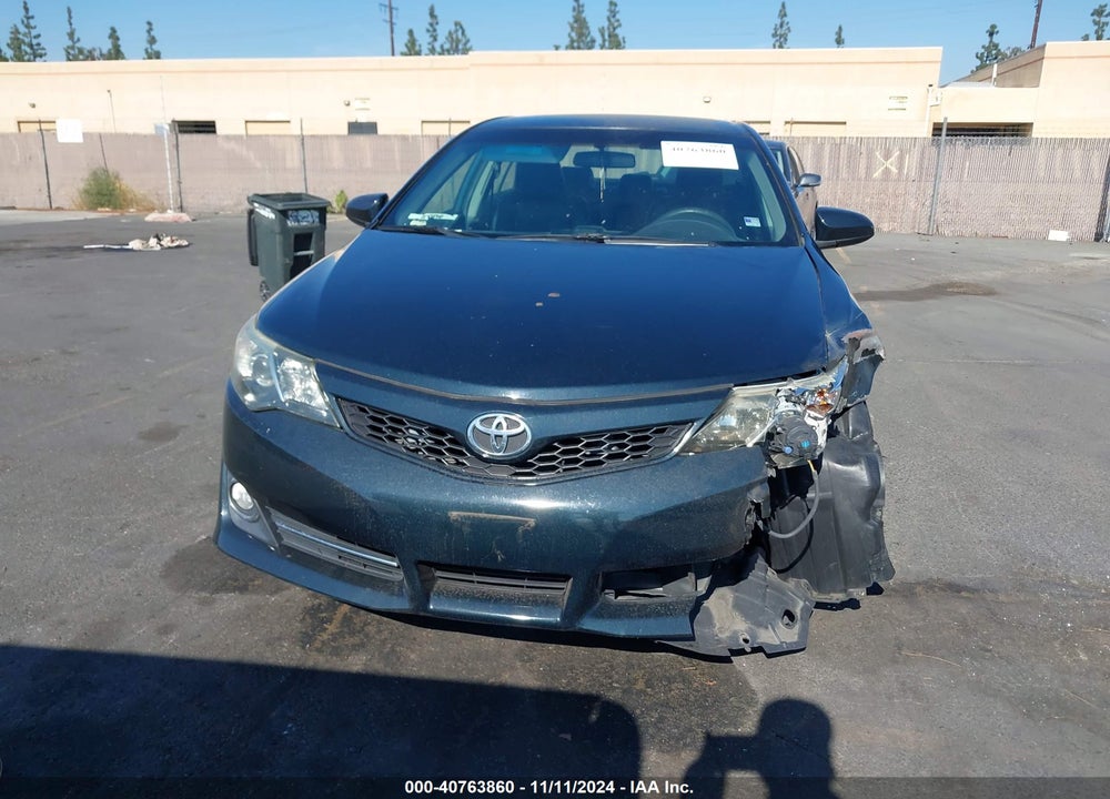2012 TOYOTA CAMRY SE VIN: 4T1BF1FK7CU190460