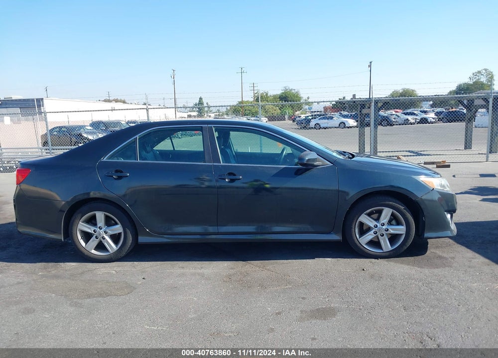 2012 TOYOTA CAMRY SE VIN: 4T1BF1FK7CU190460