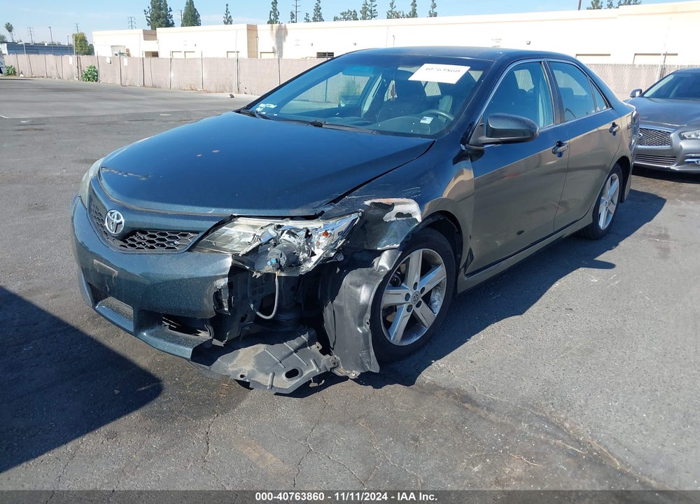 2012 TOYOTA CAMRY SE VIN: 4T1BF1FK7CU190460