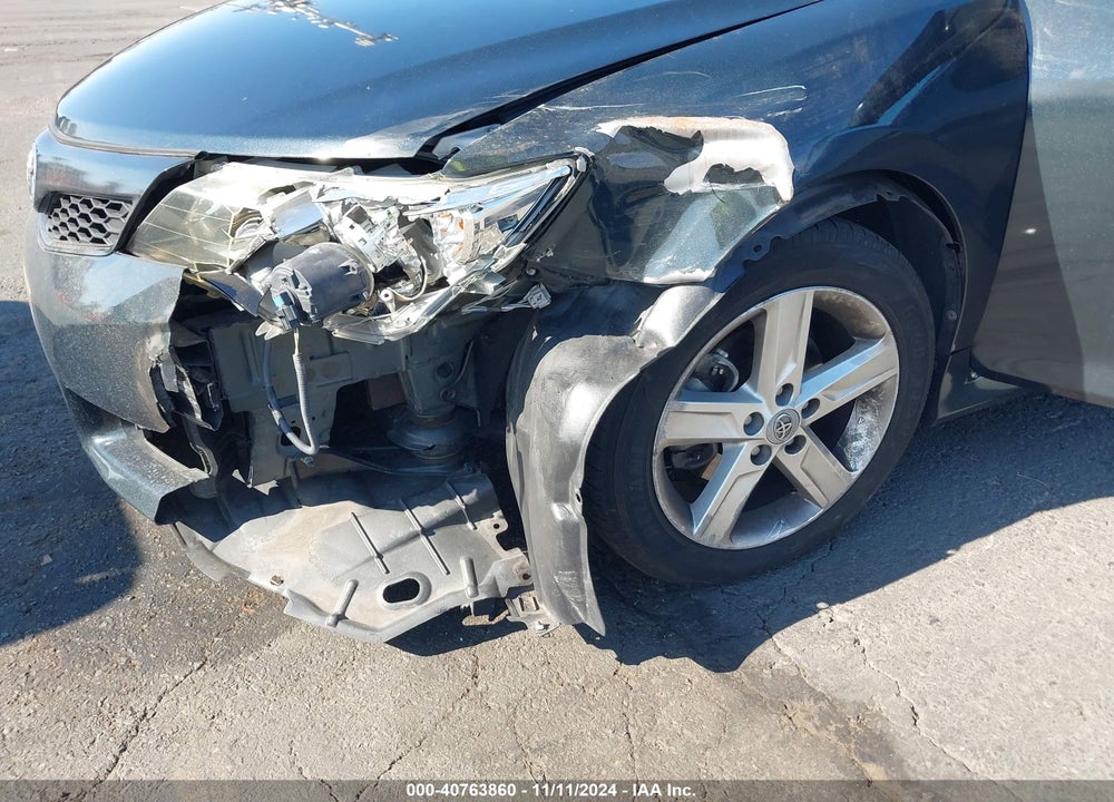 2012 TOYOTA CAMRY SE VIN: 4T1BF1FK7CU190460