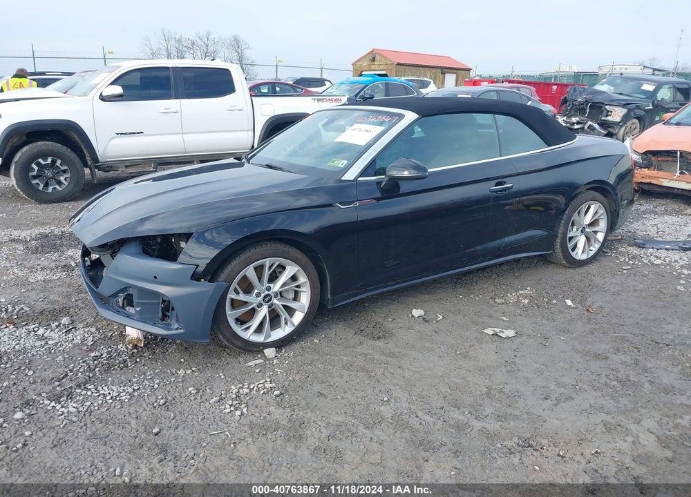 2021 AUDI A5 CABRIOLET PREMIUM PLUS 45 TFSI QUATTRO S TRONIC VIN: WAUWAGF53MN002785