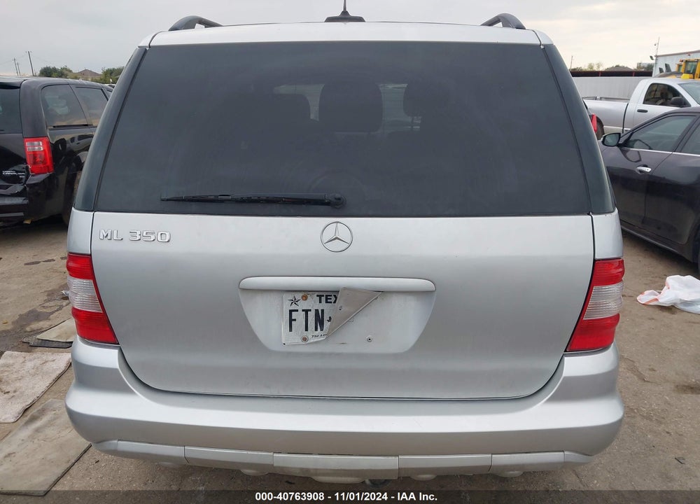 2004 MERCEDES-BENZ ML 350 4MATIC VIN: 4JGAB57E34A507130