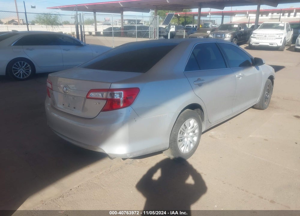 2012 TOYOTA CAMRY LE VIN: 4T4BF1FK0CR189852