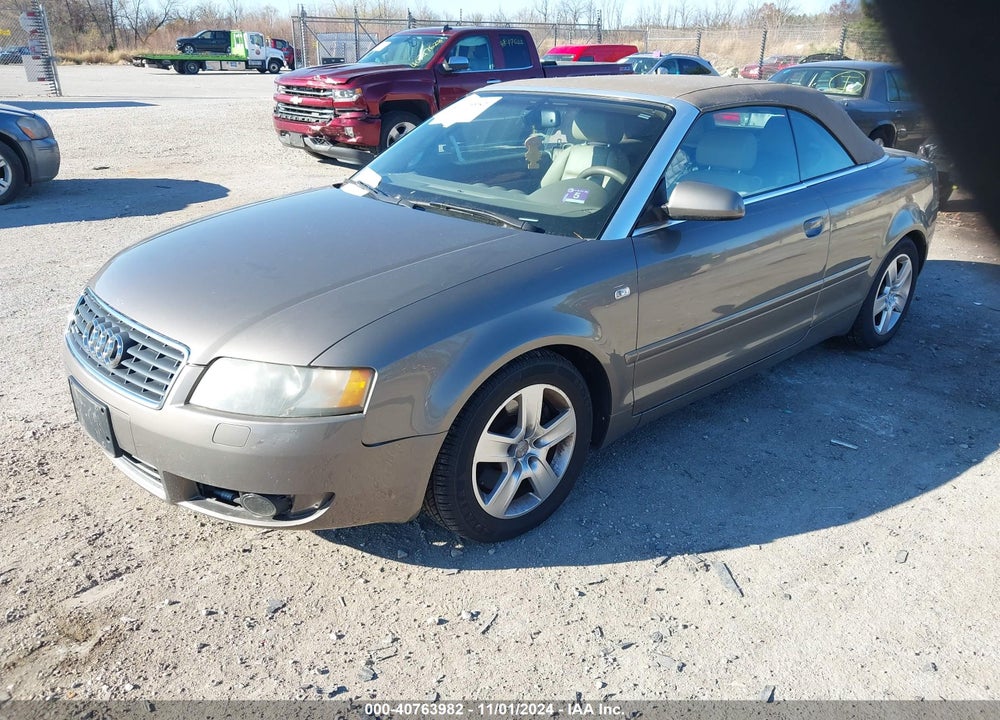 2004 AUDI A4 3.0 VIN: WAUDT48H14K019514