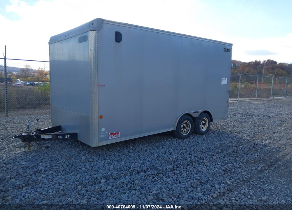 2017 CARMATE TRAILER VIN: 5A3C816D2HL001240