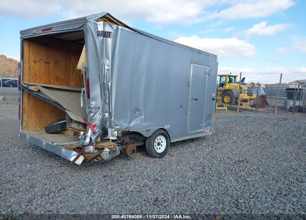 2017 CARMATE TRAILER VIN: 5A3C816D2HL001240