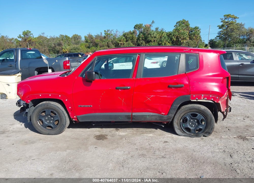 2019 JEEP RENEGADE SPORT FWD VIN: ZACNJAAB8KPK12860