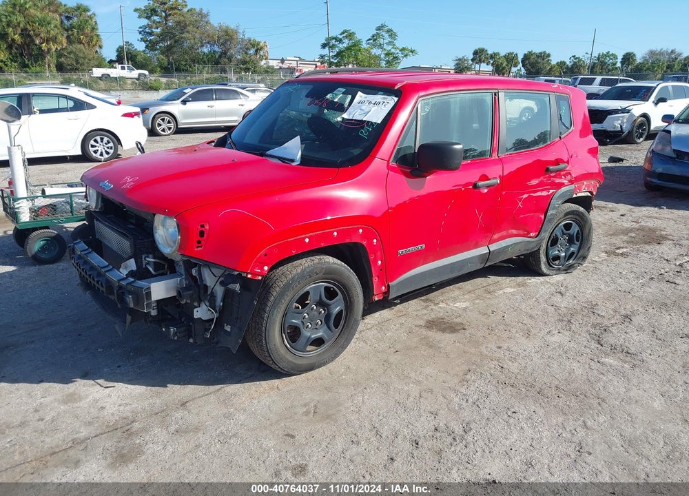2019 JEEP RENEGADE SPORT FWD VIN: ZACNJAAB8KPK12860