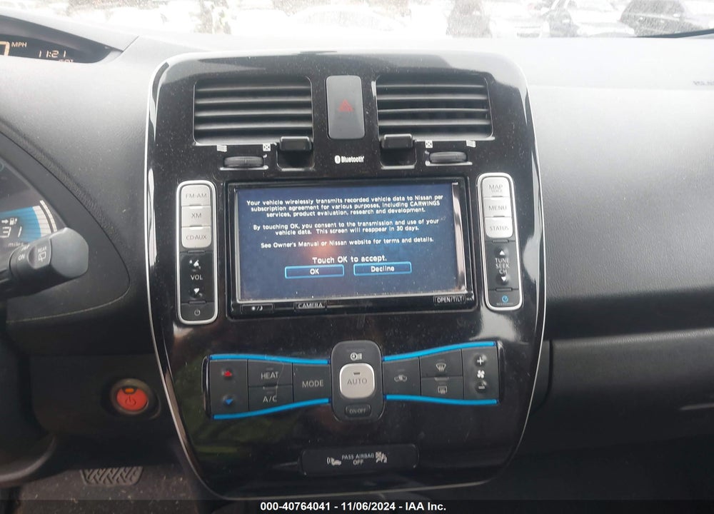 2013 NISSAN LEAF SL VIN: 1N4AZ0CP5DC421810