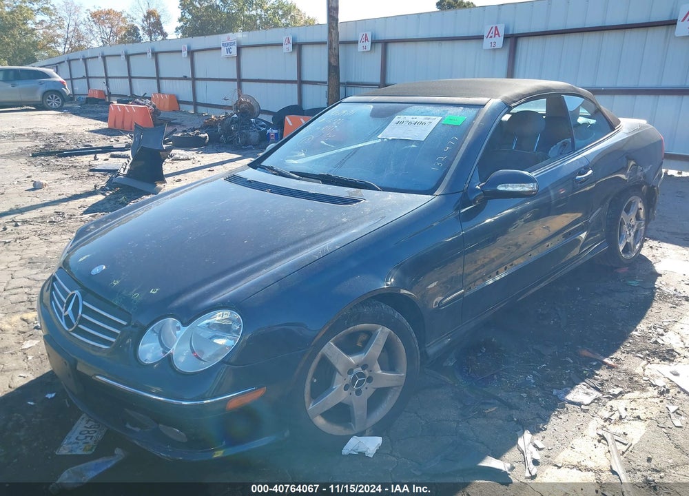 2005 MERCEDES-BENZ CLK 500 VIN: WDBTK75J15F132477