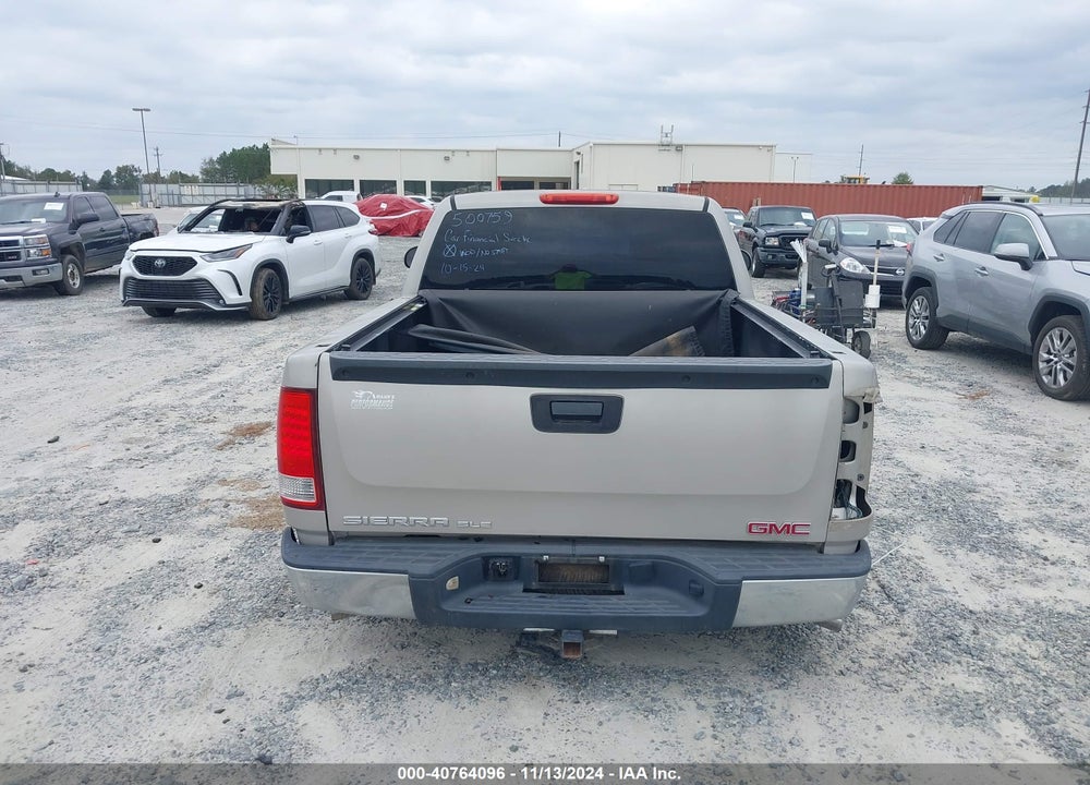 2007 GMC SIERRA 1500 SLE1 VIN: 1GTEC19C97Z500759