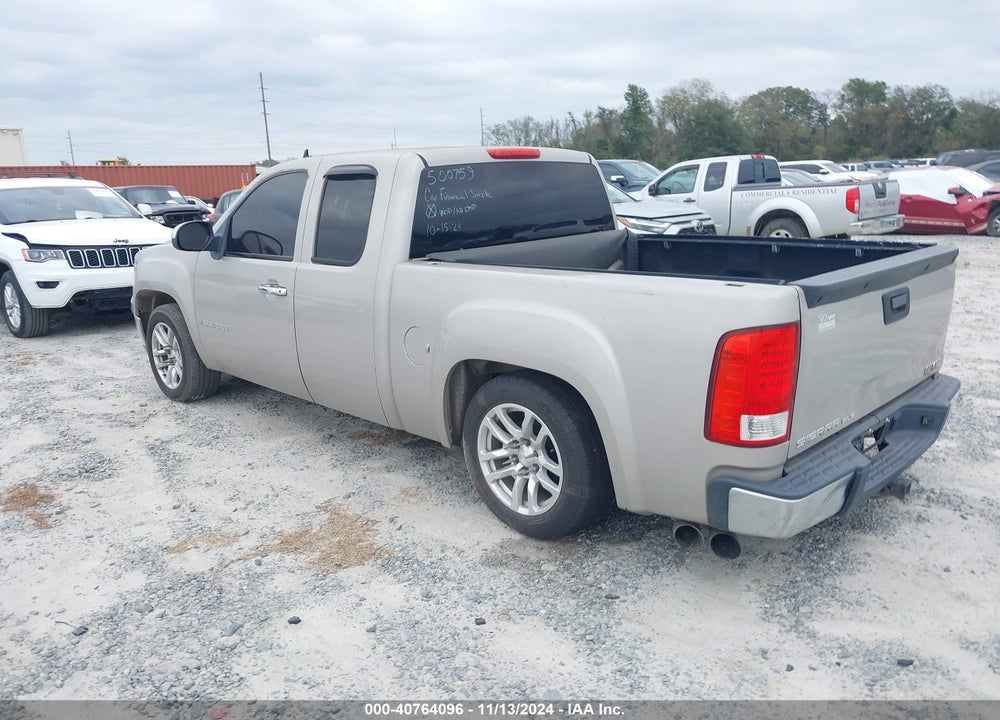 2007 GMC SIERRA 1500 SLE1 VIN: 1GTEC19C97Z500759