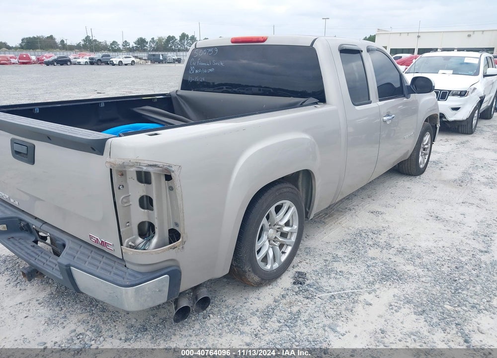 2007 GMC SIERRA 1500 SLE1 VIN: 1GTEC19C97Z500759