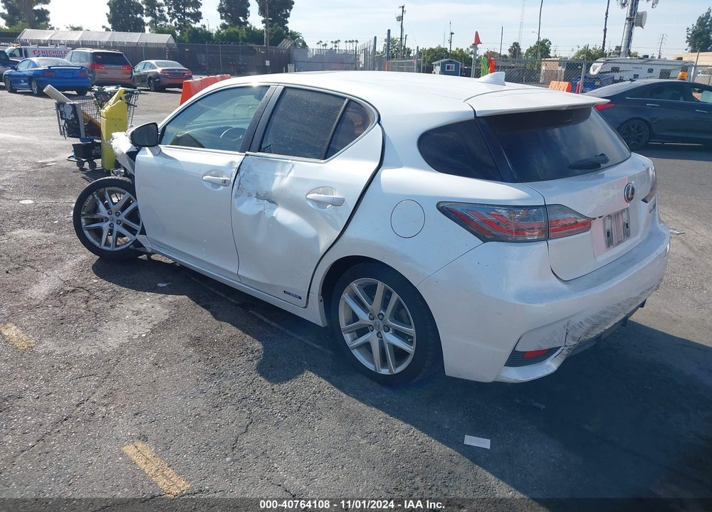 2015 LEXUS CT 200H VIN: JTHKD5BH6F2216783