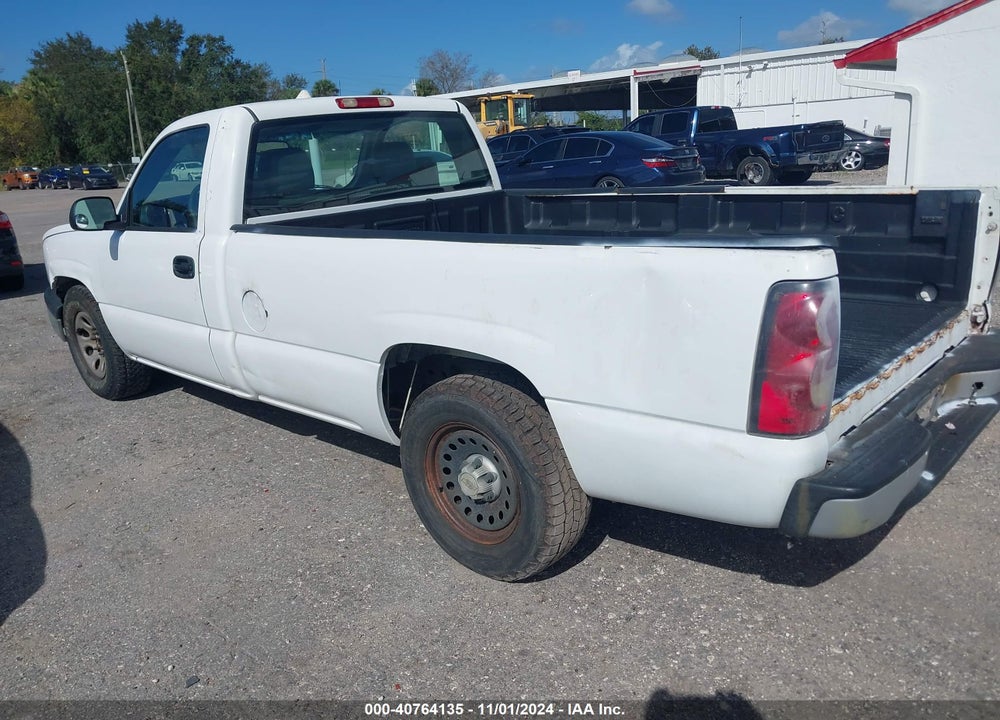 2007 CHEVROLET SILVERADO 1500 CLASSIC WORK TRUCK VIN: 1GCEC14X37Z169770
