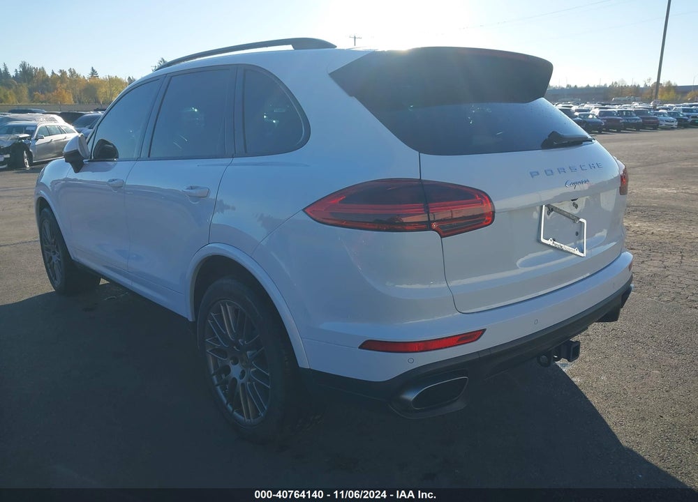 2018 PORSCHE CAYENNE PLATINUM EDITION VIN: WP1AA2A25JKA06037