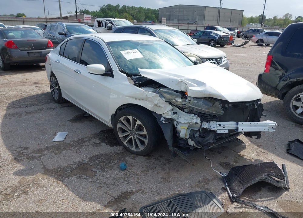 2014 HONDA ACCORD SPORT VIN: 1HGCR2F5XEA129884