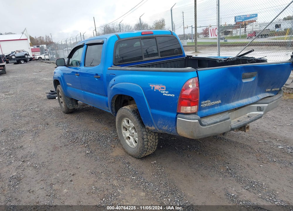 2005 TOYOTA TACOMA DOUBLE CAB VIN: 5TELU42N25Z075808
