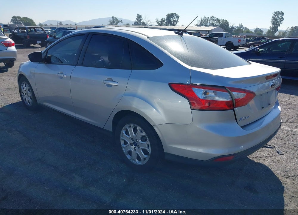 2012 FORD FOCUS SE VIN: 1FAHP3F27CL356219