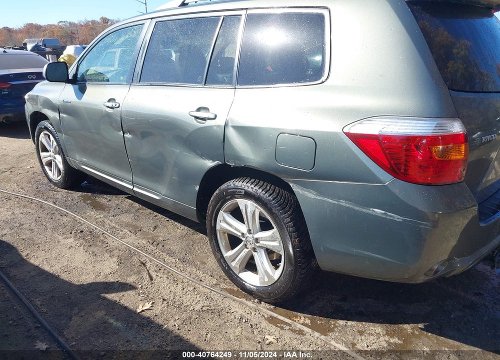 2008 TOYOTA HIGHLANDER LIMITED VIN: JTEES42A982082027