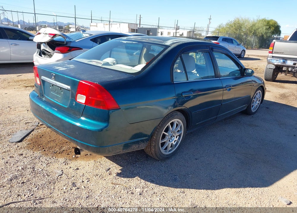 2001 HONDA CIVIC EX VIN: 2HGES25781H613225