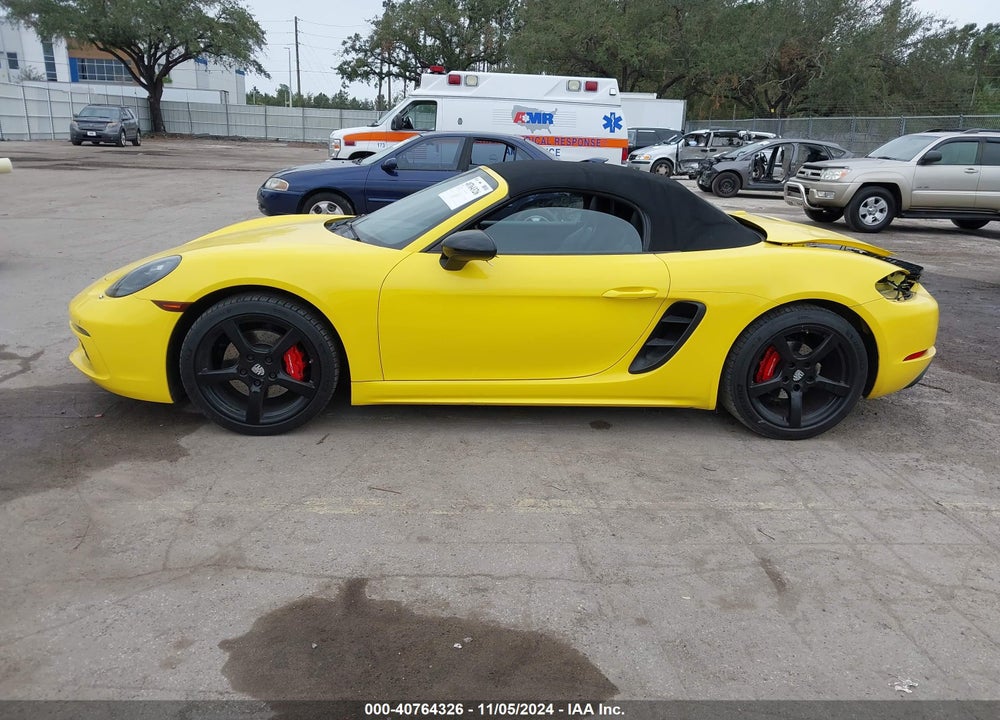 2019 PORSCHE 718 BOXSTER VIN: WP0CA2A87KS210144