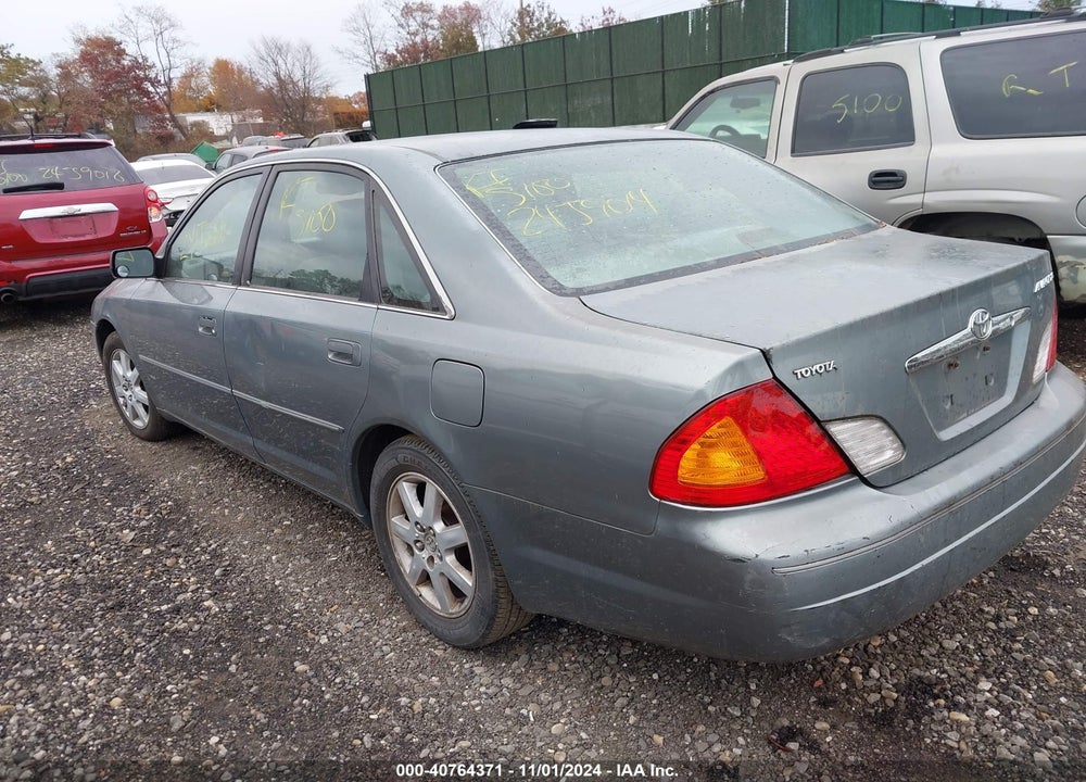 2000 TOYOTA AVALON XLS VIN: 4T1BF28B9YU078401